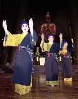 Okinawa dance performed for war dead